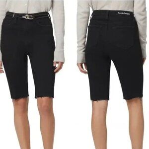 NWT Favorite Daughter The Ava Long Slim Denim Jean Short Size 28 $188
